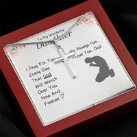 Load image into Gallery viewer, To My Wonderful Daughter-I Love You- Cross Necklace
