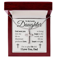 Load image into Gallery viewer, God Sent You- Profound Love- Cross Necklace
