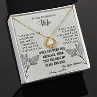 Load image into Gallery viewer, To My Wife Necklace, Romantic Wife Jewelry, Necklace for Wife, Anniversary Gift, Wife Birthday Gift, Mothers Day Gift for Wife from Husband

