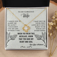 Load image into Gallery viewer, To My Wife Necklace, Romantic Wife Jewelry, Necklace for Wife, Anniversary Gift, Wife Birthday Gift, Mothers Day Gift for Wife from Husband
