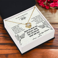 Load image into Gallery viewer, To My Wife Necklace, Romantic Wife Jewelry, Necklace for Wife, Anniversary Gift, Wife Birthday Gift, Mothers Day Gift for Wife from Husband
