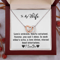 Load image into Gallery viewer, To My Wife- Hearts Entwined- Love Necklace

