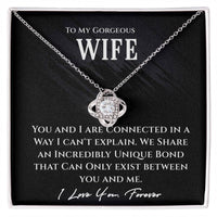 Load image into Gallery viewer, To My Gorgeous Wife- I Love You, Forever- Necklace
