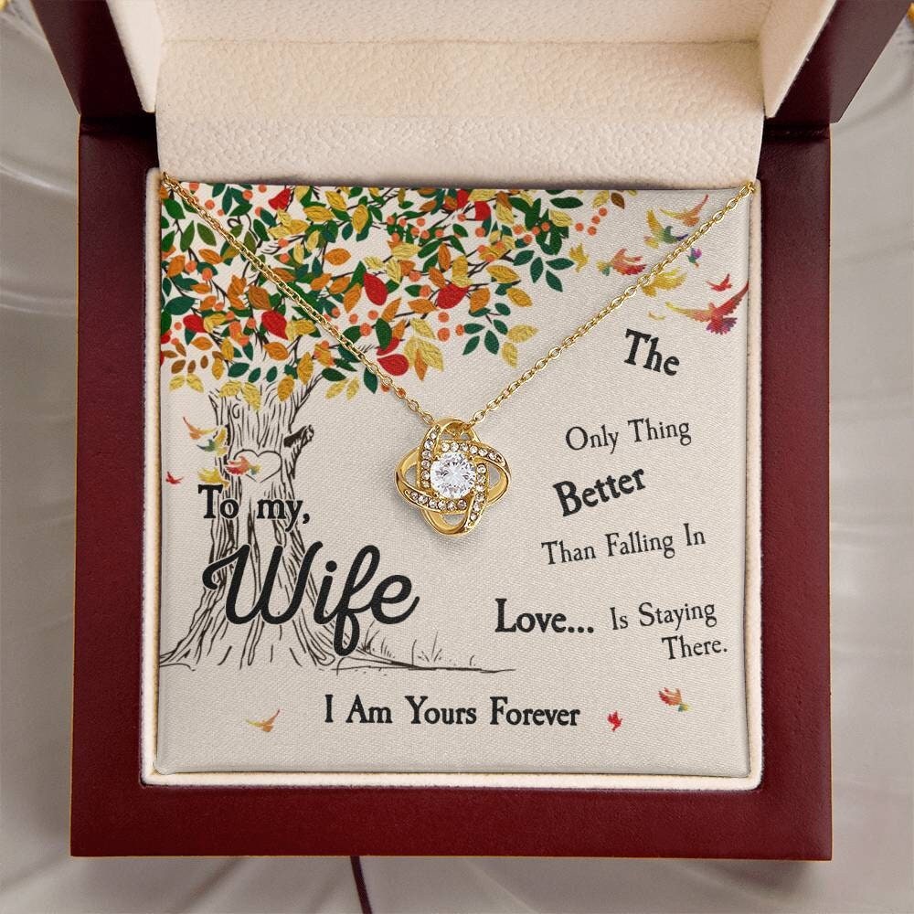 To My Wife- I Am Yours Forever- Necklace