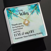 Load image into Gallery viewer, To My Wifey, Love Knot Necklace, Valentine Gift For Her, Gift For Soulmate, Gift For Her, Birthday day gift for Wife
