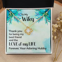 Load image into Gallery viewer, To My Wifey, Love Knot Necklace, Valentine Gift For Her, Gift For Soulmate, Gift For Her, Birthday day gift for Wife
