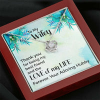 Load image into Gallery viewer, To My Wifey, Love Knot Necklace, Valentine Gift For Her, Gift For Soulmate, Gift For Her, Birthday day gift for Wife
