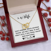 Load image into Gallery viewer, To My Wife- Hearts Entwined- Love Necklace
