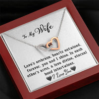 Load image into Gallery viewer, To My Wife- Hearts Entwined- Love Necklace
