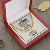Load image into Gallery viewer, To My Husband- I Choose You- Cuban Link Chain
