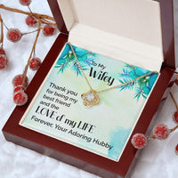 Load image into Gallery viewer, To My Wifey, Love Knot Necklace, Valentine Gift For Her, Gift For Soulmate, Gift For Her, Birthday day gift for Wife

