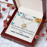 Load image into Gallery viewer, To My Soulmate-Forever- Love Knot Necklace
