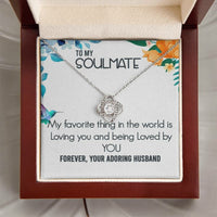 Load image into Gallery viewer, To My Soulmate-Forever- Love Knot Necklace
