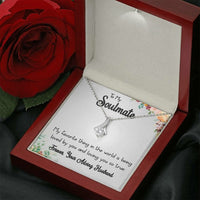 Load image into Gallery viewer, To My Soulmate- Forever- Alluring Beauty Necklace
