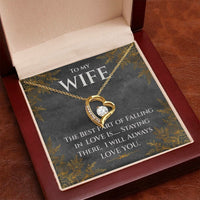 Load image into Gallery viewer, To my Wife- I Will Always Love You- Forever Love Necklace

