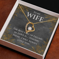 Load image into Gallery viewer, To my Wife- I Will Always Love You- Forever Love Necklace
