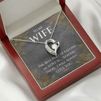 Load image into Gallery viewer, To my Wife- I Will Always Love You- Forever Love Necklace
