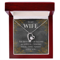 Load image into Gallery viewer, To my Wife- I Will Always Love You- Forever Love Necklace
