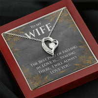 Load image into Gallery viewer, To my Wife- I Will Always Love You- Forever Love Necklace
