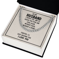 Load image into Gallery viewer, To My Husband- I Choose You- Cuban Link Chain
